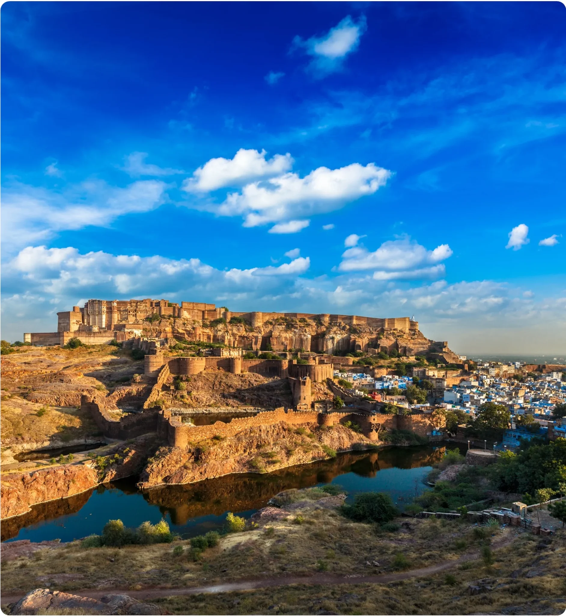 Et billede af Rajasthan i Indien