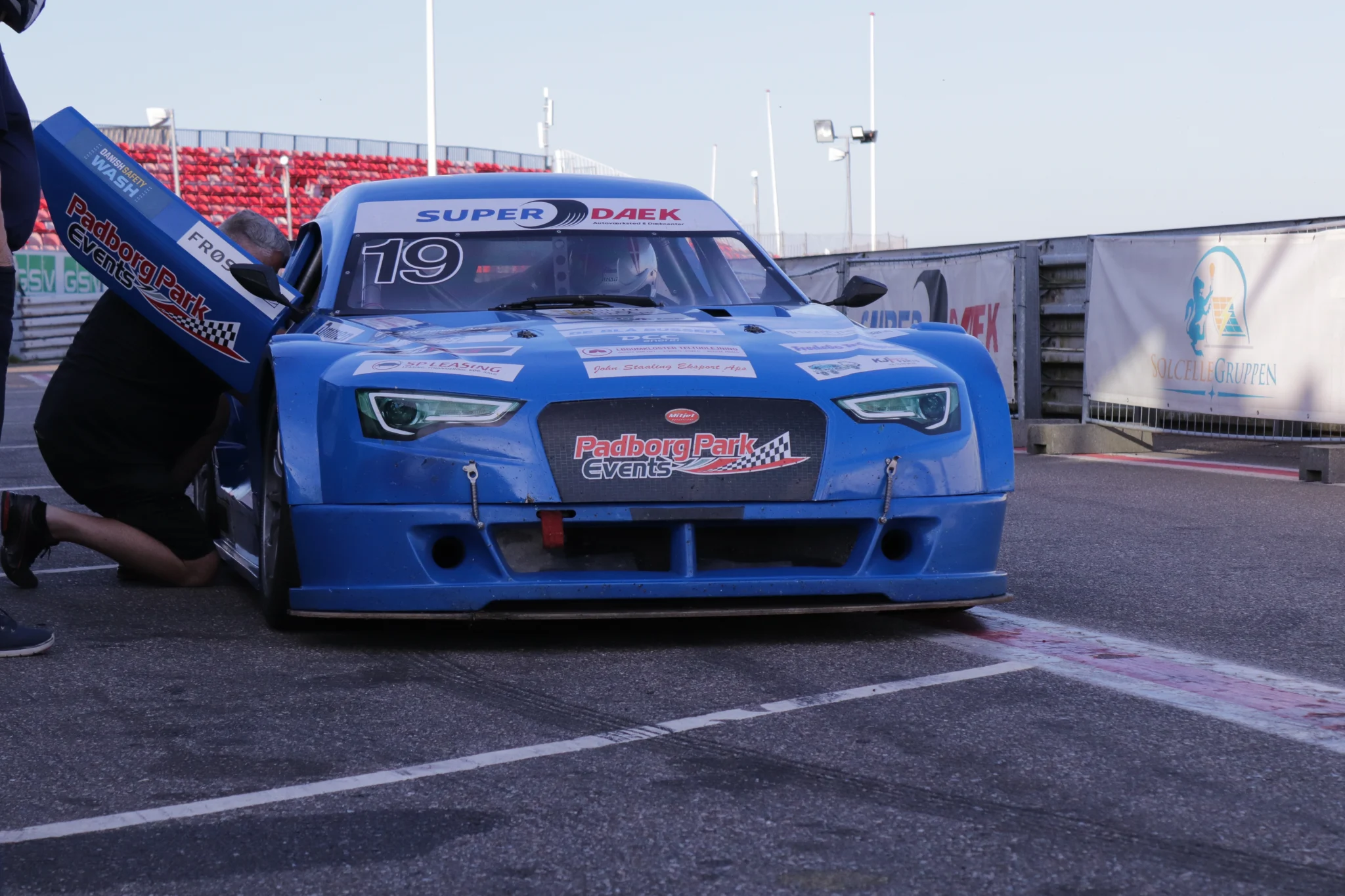 Racerbil til kvartalsarrangement på Padborg Park